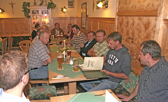 Abschlu�abend der Aktiven S�nger!