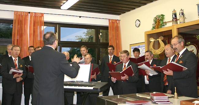 Einweihung S�ngerheim