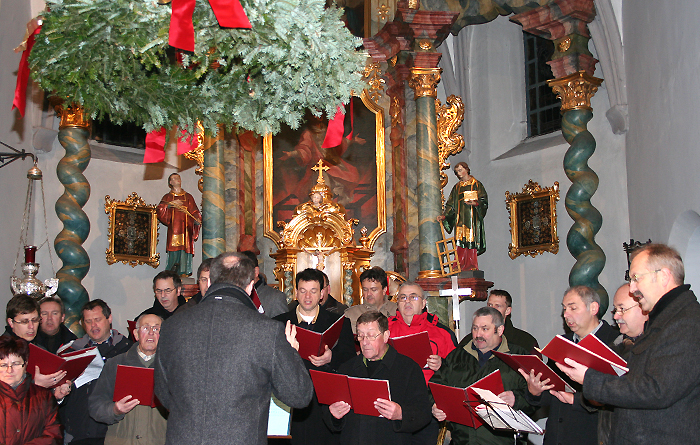 Advent- u. Weihnachtssingen des MGV Wald in der Pfarrkirche Wald