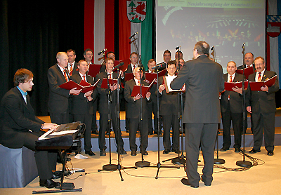 Musikalische Umrahmung des Neujahrsempfanges 2010