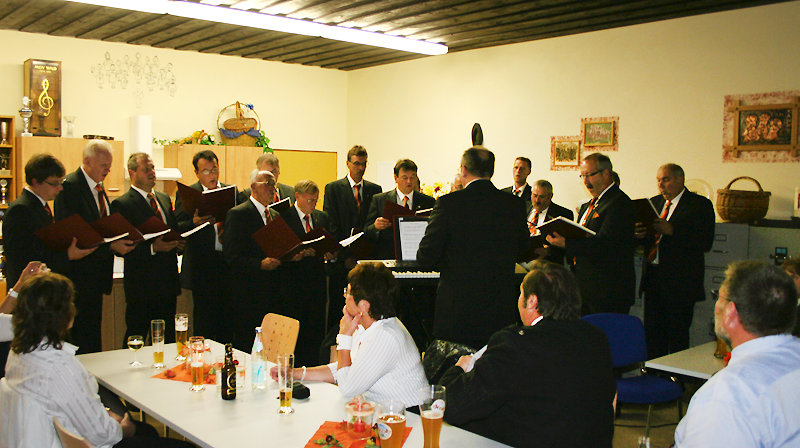 Ehrenabend f&uuml;r aktive S&auml;nger