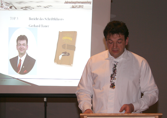 Jahreshauptversammlung 2013