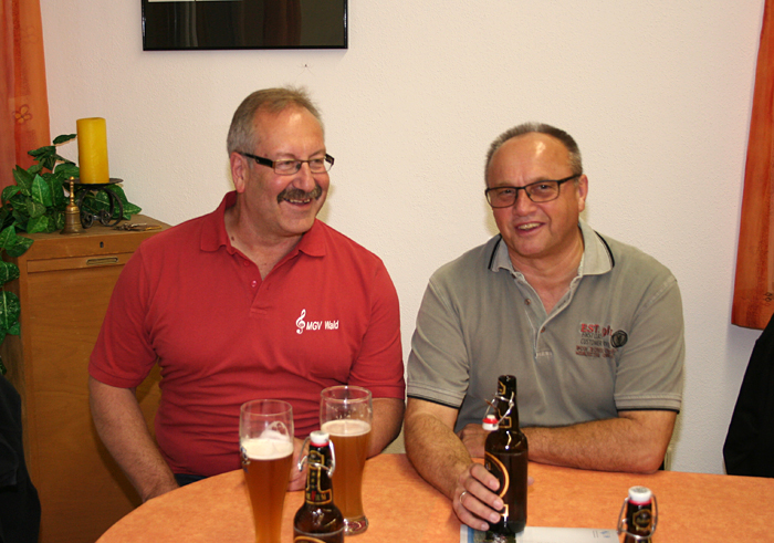 Rudi Zimmerer feiert mit dem MGV seinen Geburtstag