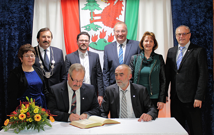 B�rgermedaillie f�r Schwank Dieter