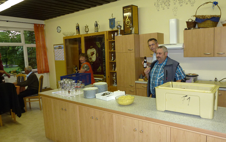 Helferessen anl. des Benefizkonzerts in Wald