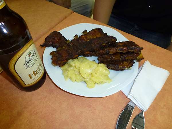Helferessen anl. des Benefizkonzerts in Wald