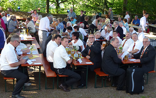 MGV Wald beim Schlo�hofsingen in Waldm�nchen