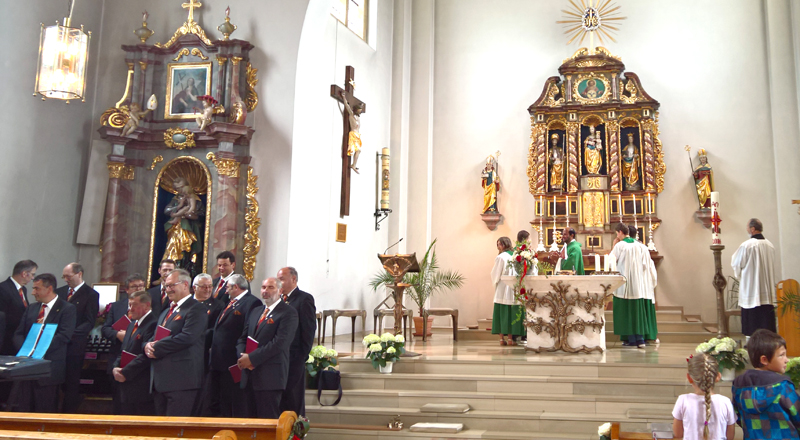 Gottesdienstgestaltung bei Pfarrer Antony in Kelheimwinzer