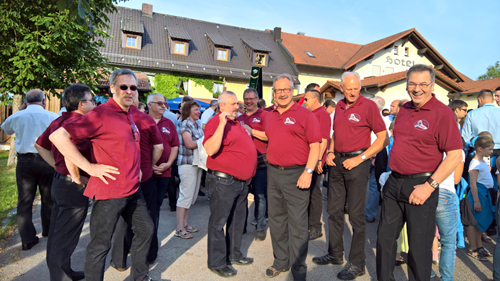 MGV Wald Einzug Pfingstfest Hetzenbach