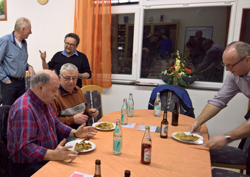 MGV Wald umrahmt den Neujahrsempfang 2018 der Gemeinde Wald