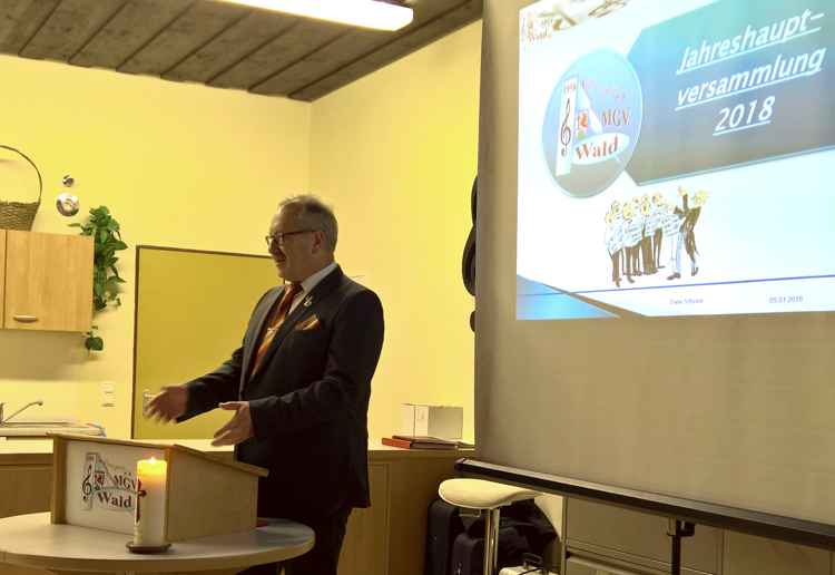 MGV Wald Jahreshauptversammlung 18