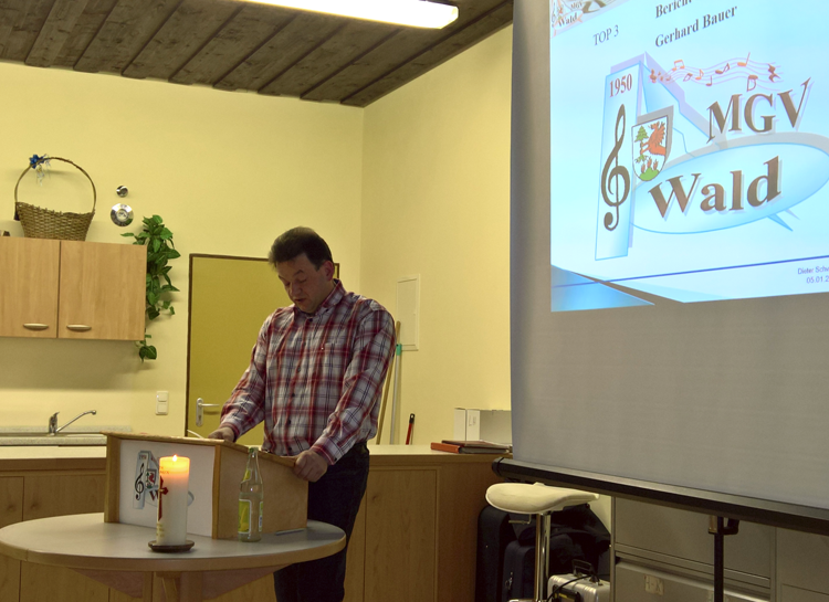 MGV Wald Jahreshauptversammlung 18