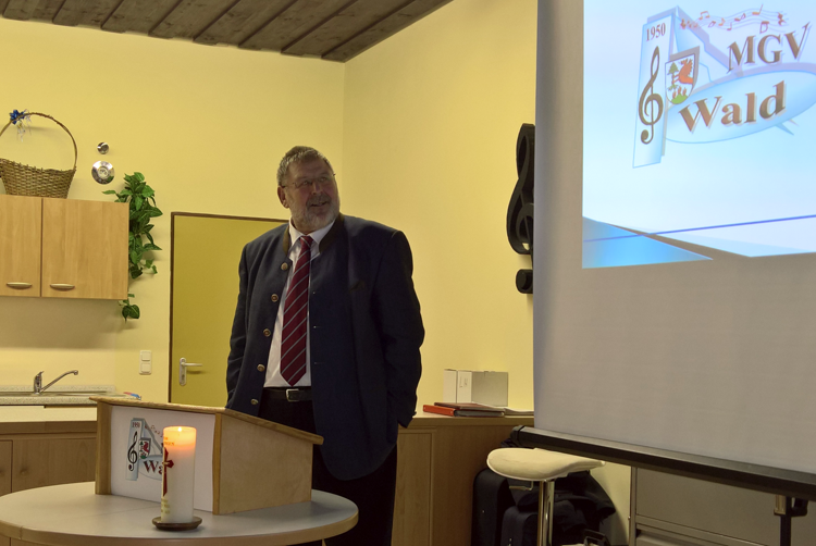 MGV Wald Jahreshauptversammlung 18
