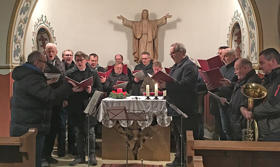 MGV Waldweihnacht in Kleinwinklarn 2018