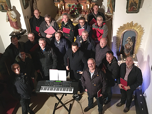 Sing ma im Advent mit dem MGV Wald in der Burgkapelle Siegenstein 