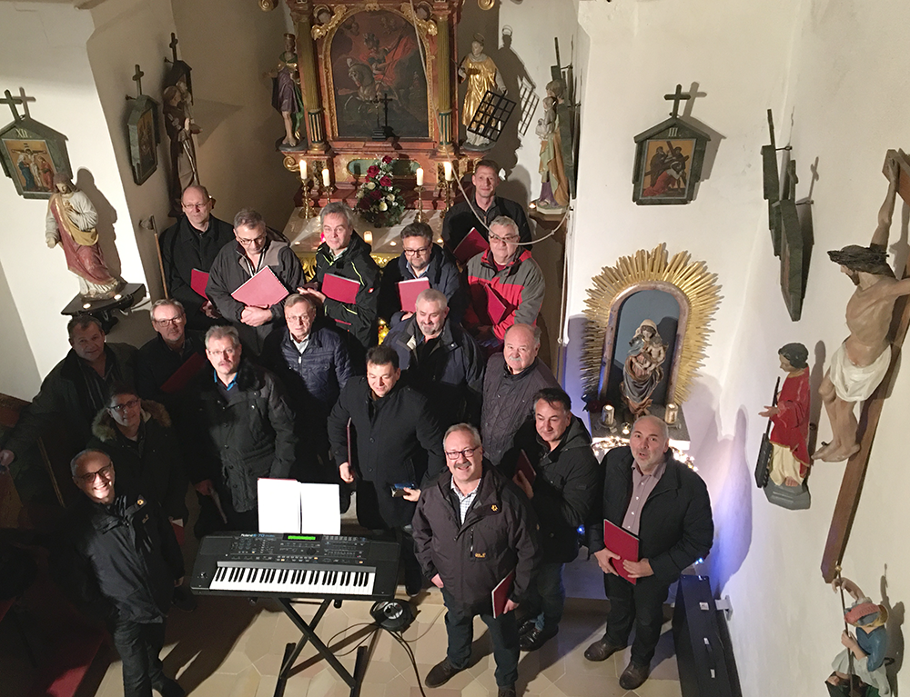 Sing ma im Advent mit dem MGV Wald in der Burgkapelle Siegenstein 