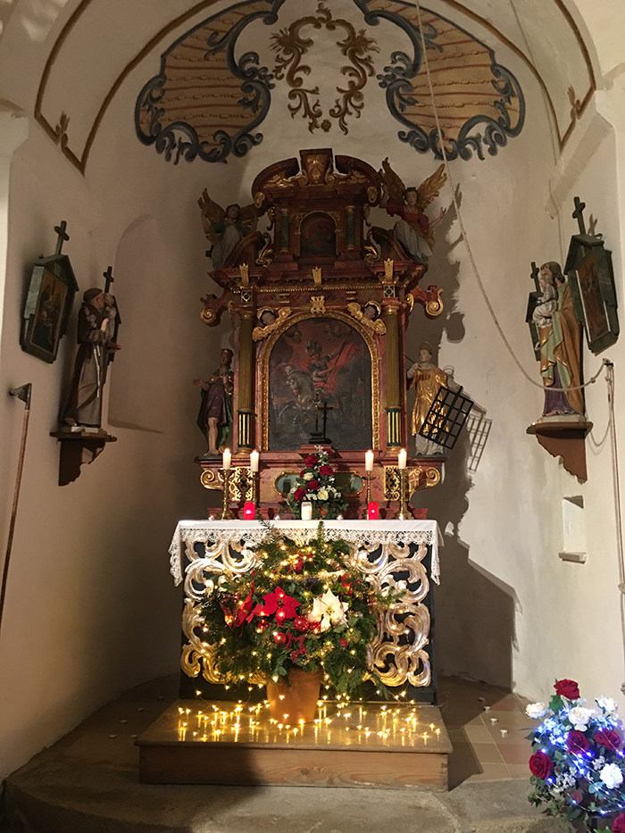 Sing ma im Advent mit dem MGV Wald in der Burgkapelle Siegenstein 