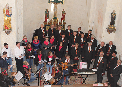 MGV Mariensingen mit dem Chor HoamaTakt in Sch�nfeld