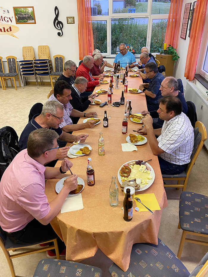 MGV Wald - 75. Geburtstag von Ehrenmitglied Konrad Gleixner