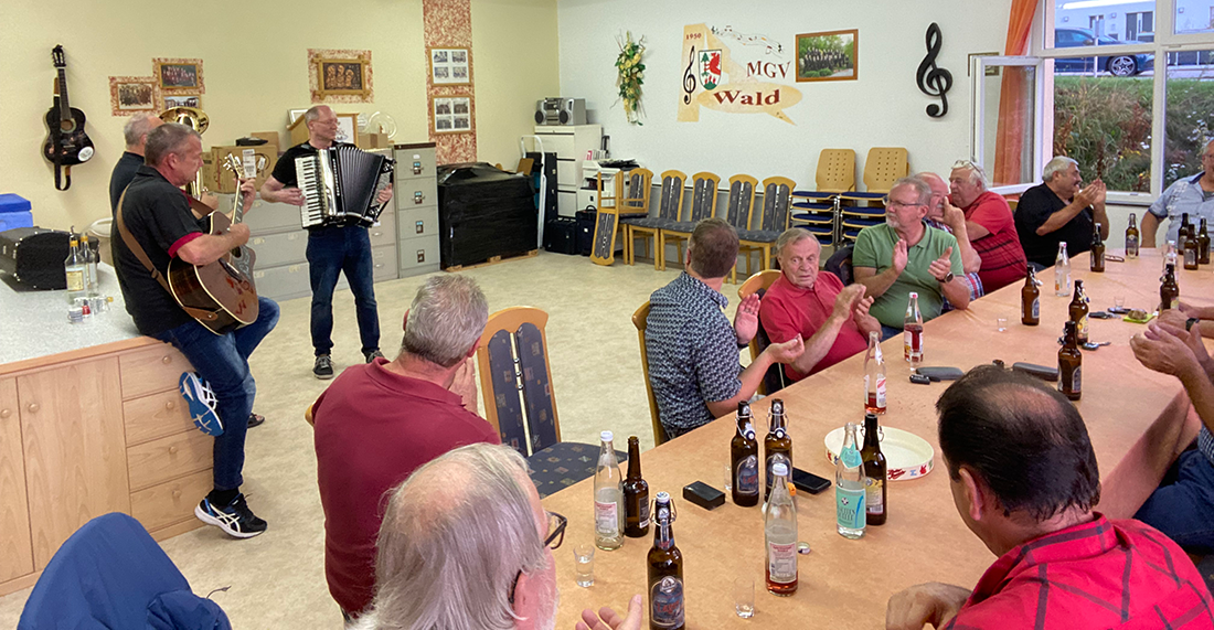 70. Geburtstag von Chorleiter und Ehrenmitglied Rudi Zimmerer