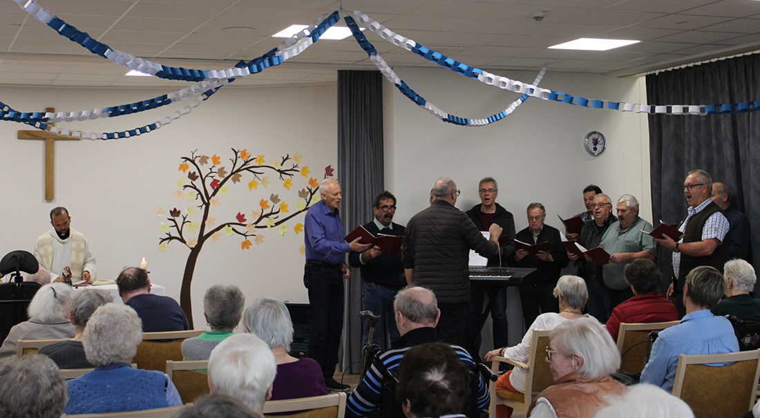 MGV Wald Gottesdienstgestalltung im Seniorenheim 24