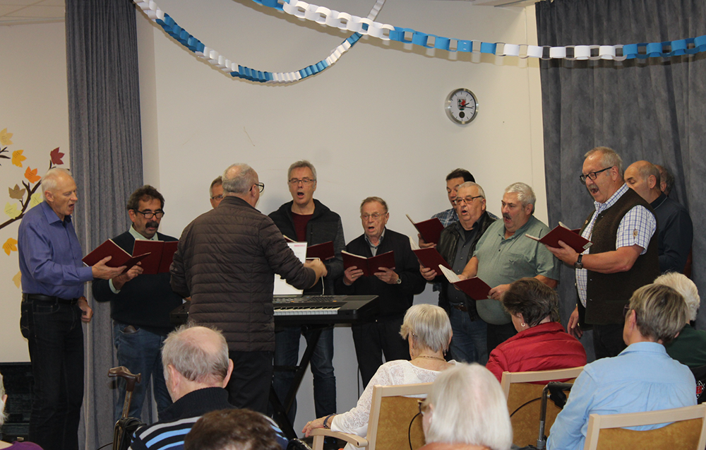 MGV Wald Gottesdienstgestalltung im Seniorenheim 24