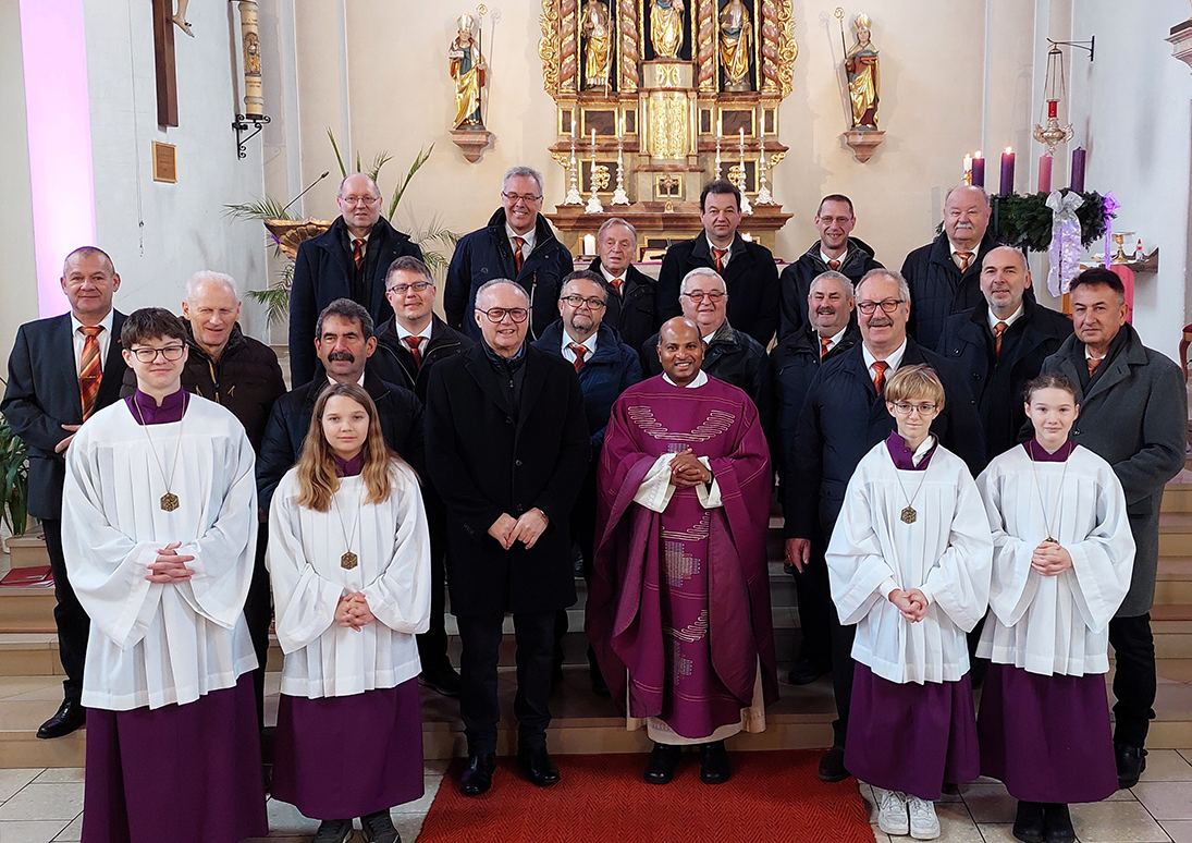 MGV Wald bei Pfarrer Antonie in Kehlheim Winzer