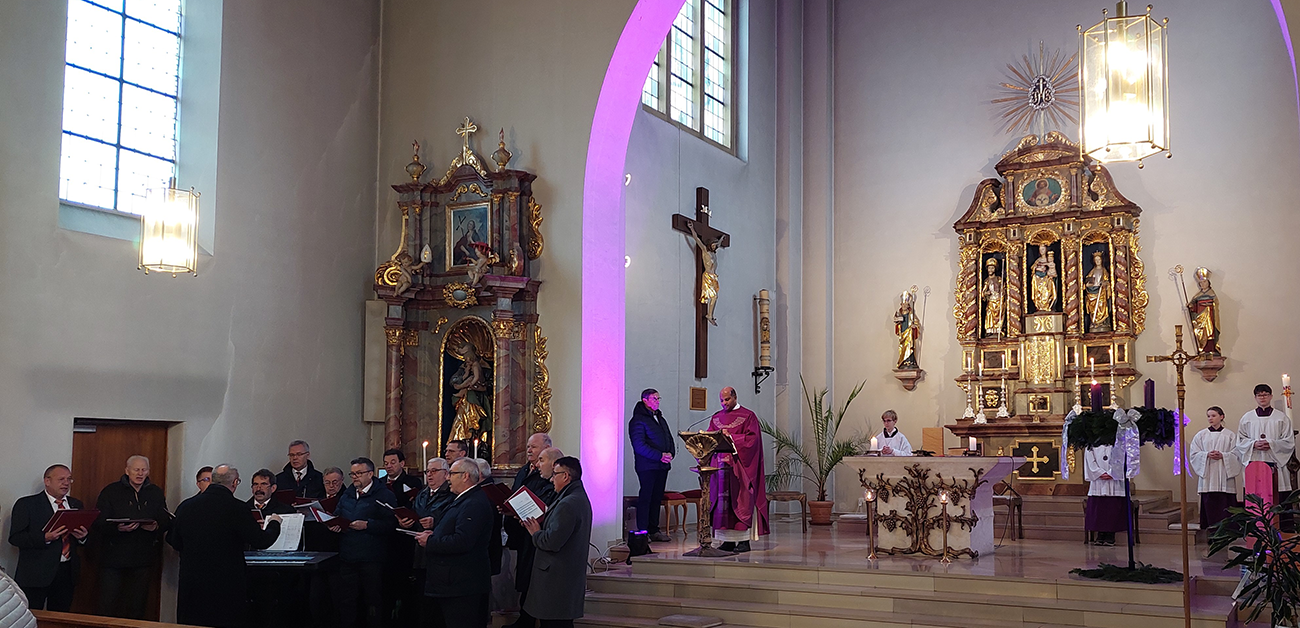 MGV Wald bei Pfarrer Antonie in Kehlheim Winzer