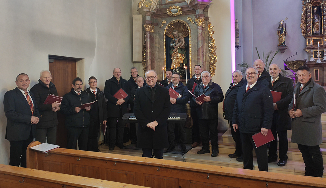 MGV Wald bei Pfarrer Antonie in Kehlheim Winzer