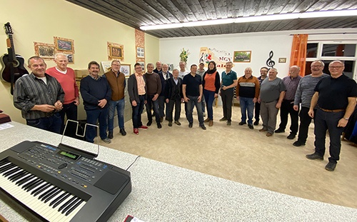 MGV Singstunde mit Besuch der Vorst�nde des Verbands Oberpf�lzer Ch�re
