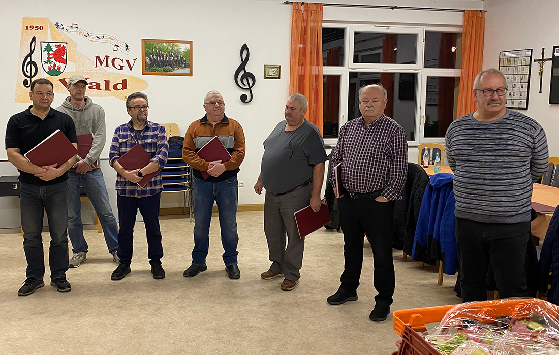 MGV Singstunde mit Besuch der Vorst&auml;nde des Verbands der Oberpf&auml;lzer Ch&ouml;re