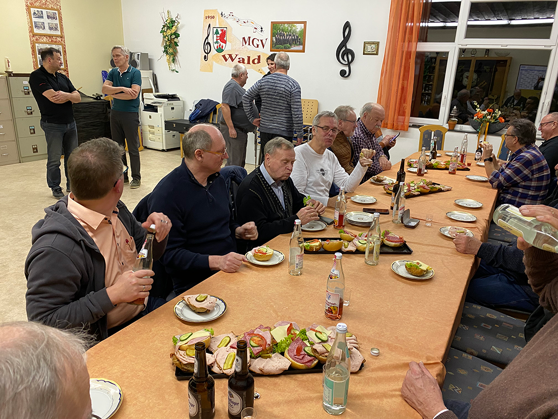 MGV Singstunde mit Besuch der Vorst&auml;nde des Verbands der Oberpf&auml;lzer Ch&ouml;re
