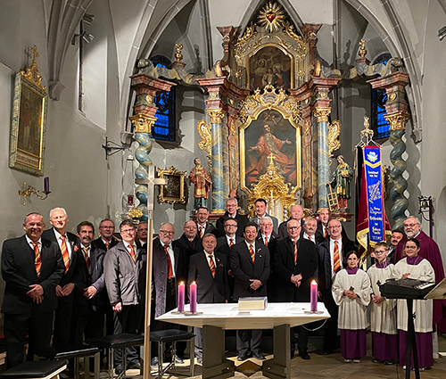 Ehrenabend zum 75. Gr�ndungsfest mit Festgottesdiens