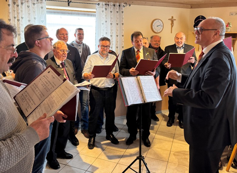 MGV Wald - 85. Geburtstag von Fritz Stuber