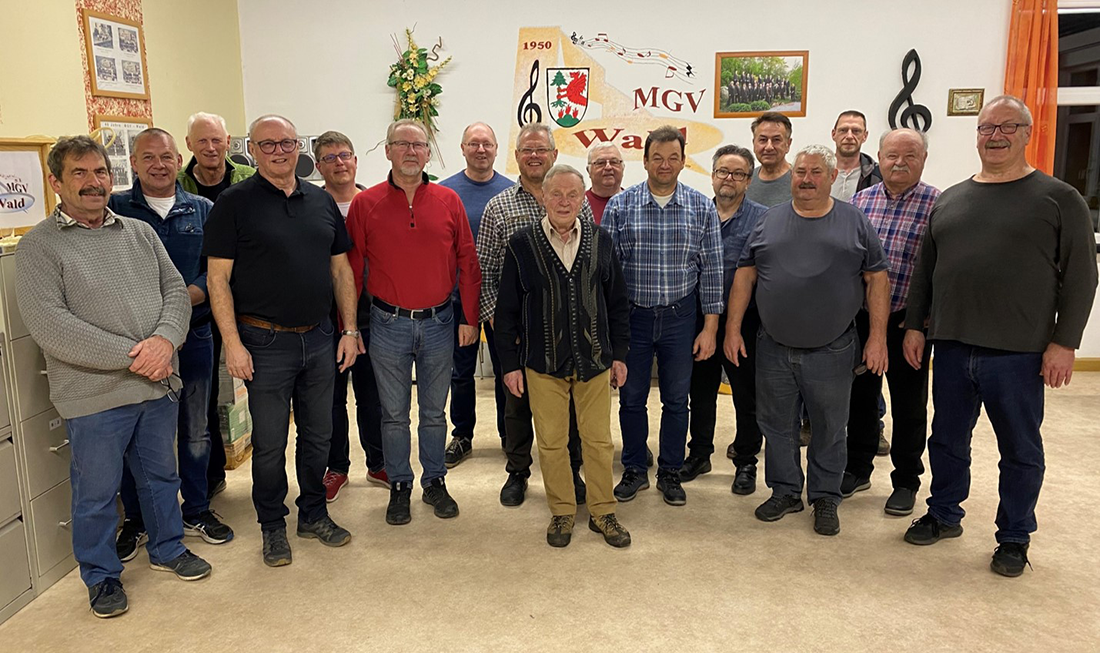 MGV Wald - 85. Geburtstag von Fritz Stuber