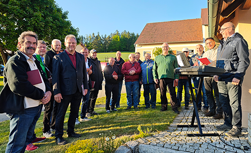 Musikalische Gestaltung der Maiandacht am H�rglhof