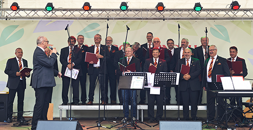 MGV Wald pr�sentiert sich bei der Landesgartenschau in Furth im Wald