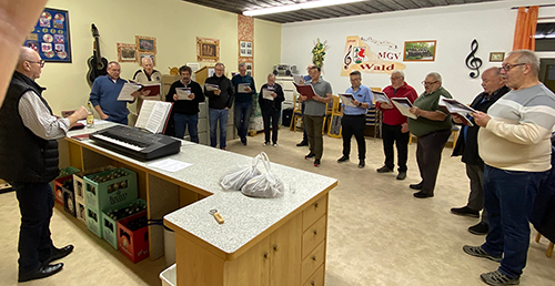 MGV Wald - 86. Geburtstag Fritz Stuber